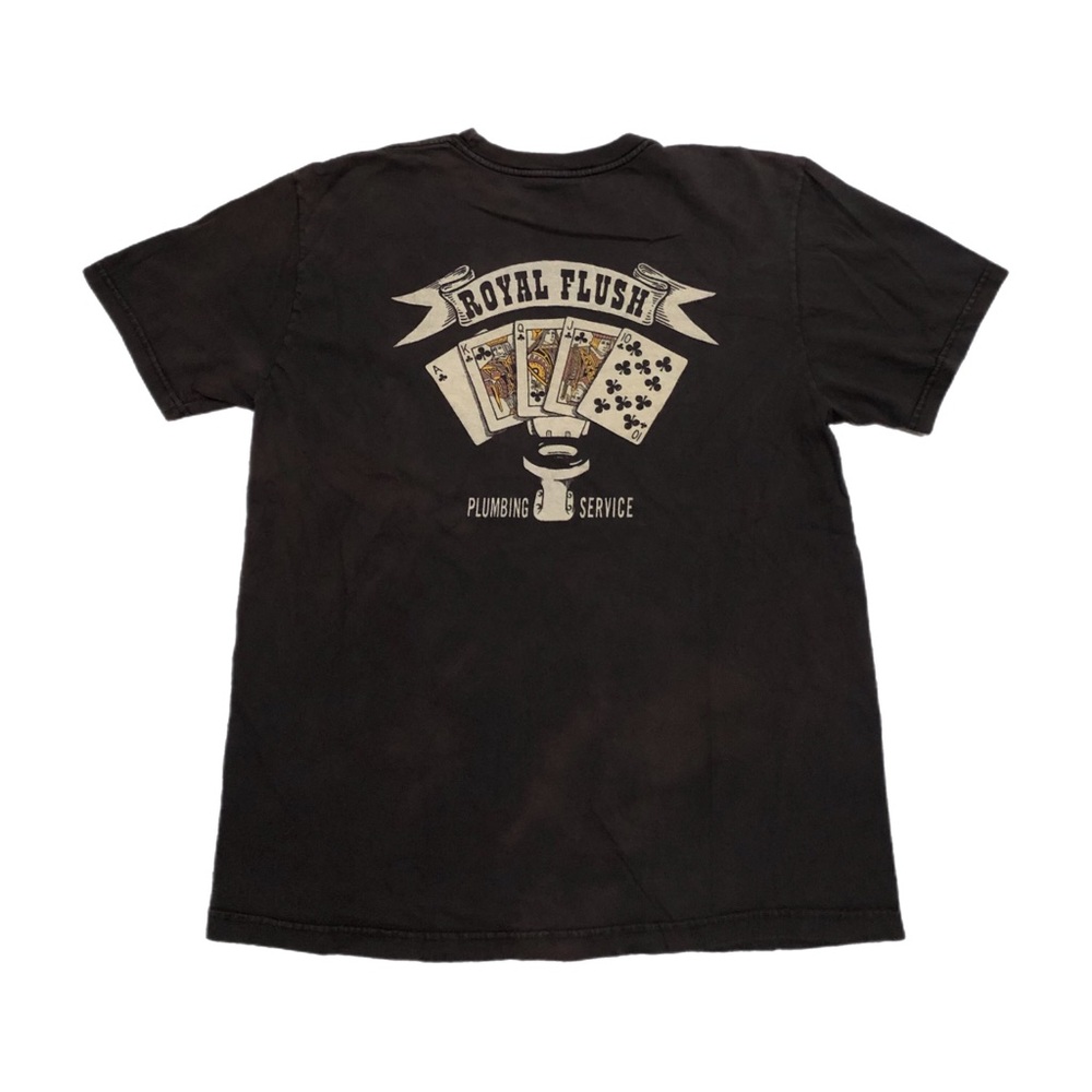 90s Royal Flush Plumbing Lucky Brand Jeans Tee